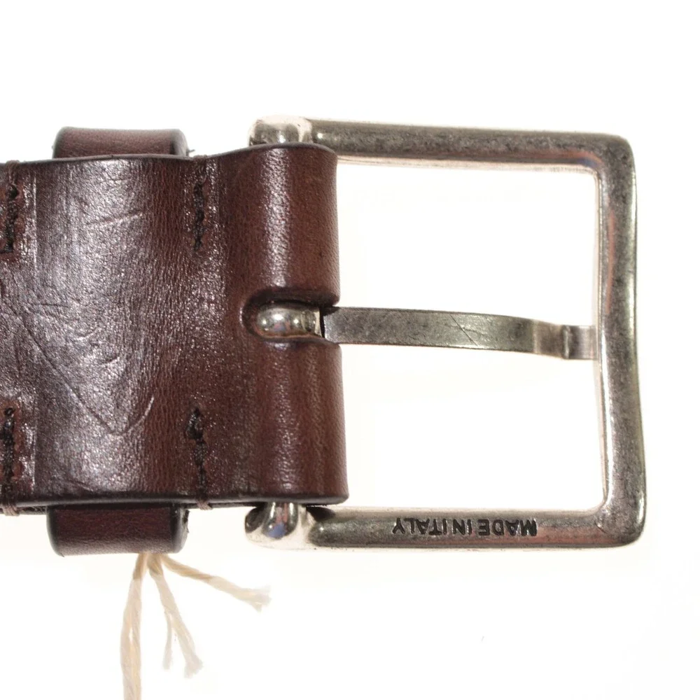 Veneta Cinture NWT Classic Belt Size 90 (US 34) in Brown Leather Made in Italy